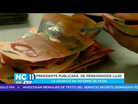 Presidente Chaves publicará lista de pensionados de lujo