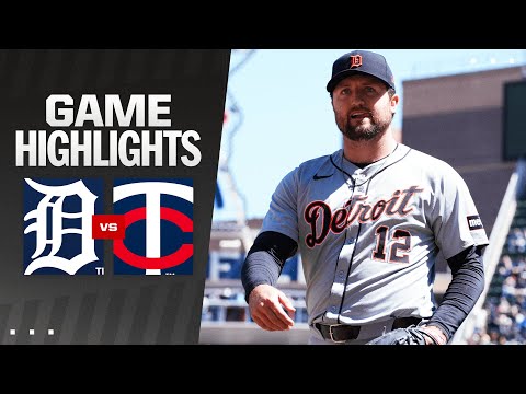 Tigers vs. Twins Game Highlights (4/21/24) | MLB Highlights
