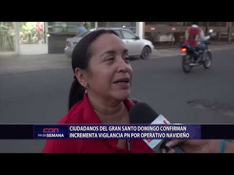 Ciudadanos del Gran Santo Domingo confirman incrementa vigilancia PN por operativo navideño