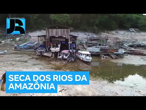 Seca dos rios da Amazônia começa a provocar problemas de abastecimento aos moradores