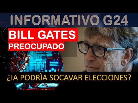 BILL GATES EL NUEVO PRONOSTICO- ESTA VEZ MEZCLA INTELIGENCIA ARTIFICIAL CON ELECCIONES- PREOCUPADO