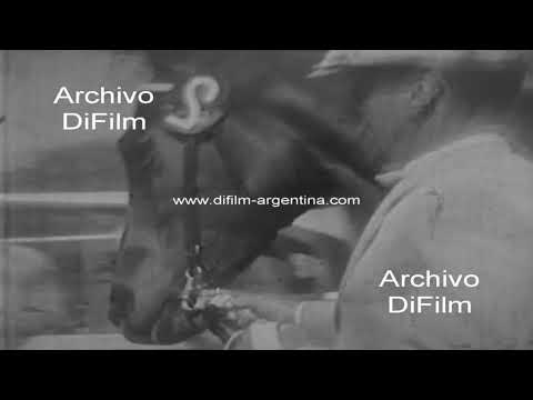 Hipodromo de San Isidro - Carrera 5 - Caballos - Cuidadores 1967