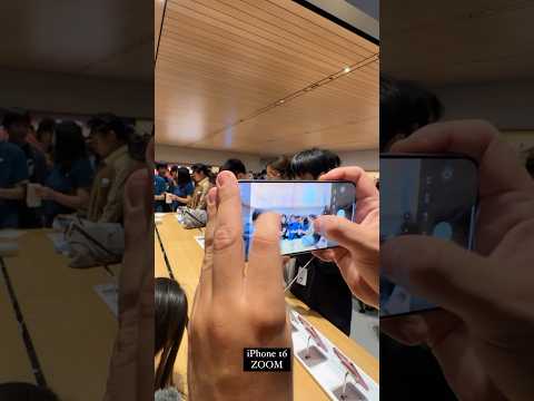 Así es el ZOOM del IPHONE 16