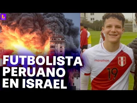 Futbolista peruano es afectado por ataques en Israel: Escuchamos cuando cayó el misil