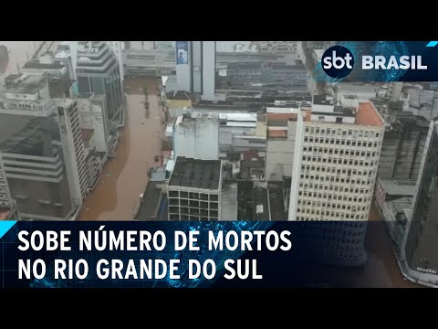 Número de mortes por conta da chuva sobe para 55 no RS | SBT Brasil (04/05/24)