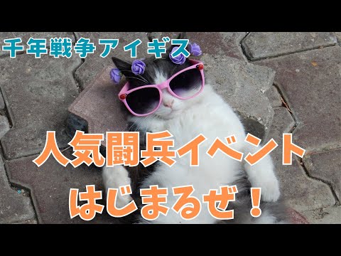 【千年戦争アイギス】人気闘兵イベントはじまるぜ！