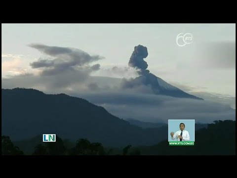 Volcán Sangay registraría hasta 150 explosiones diarias