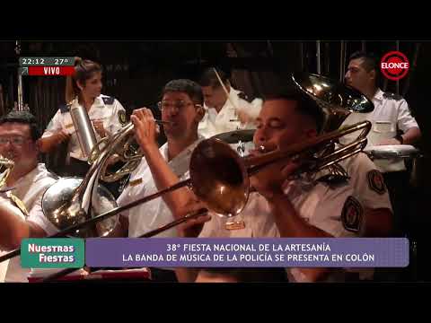La Banda de Música de la Policía deslumbró a todos en Colón