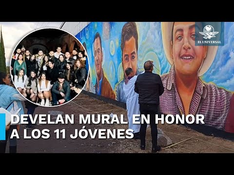 Pintan mural en honor a las víctimas de la masacre en Salvatierra, Guanajuato