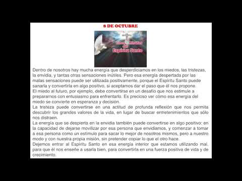 LOS CINCO MINUTOS DEL ESPI?RITU SANTO 8 DE OCTUBRE