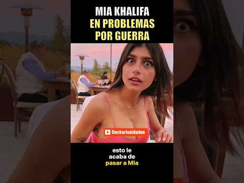 MIA KHALIFA en PROBLEMAS por GUERRA en Israel #youtubeshorts #miakhalifahiphopsong #short #palestine