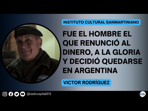 Victor Rodríguez: San Martín, todo lo que hizo, lo hizo con los pobres por eso siempre los nombra