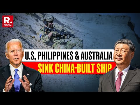 Navy Ship Made In China Sinks; Smoke Billows From Its Stern | Rockets, Artillery Fire & Airstrikes