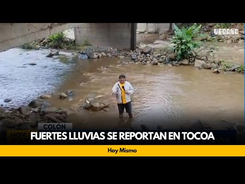 Fuertes lluvias se registran en Tocoa, Colón