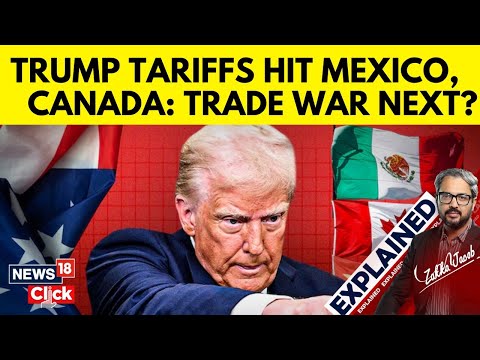 Trump Announces Tariffs, Triggers Global Trade War: China & Canada Hit Back! | Trump News | N18G