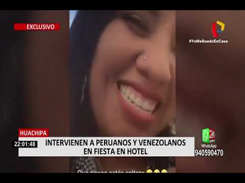 Huachipa: Intervienen a peruanos y venezolanos en fiesta de hotel