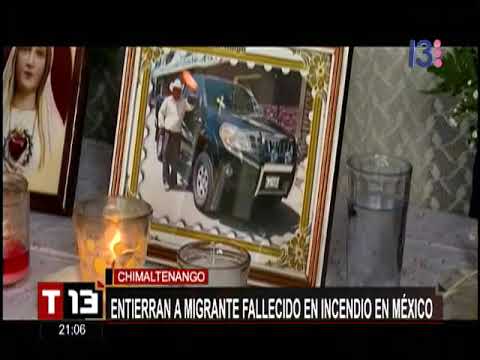 Tristeza en San Martín Jilotepeque por muerte de migrante