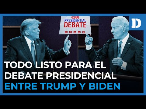 Biden y Trump se enfrentarán cara a cara en el primer debate presidencial | El Diario