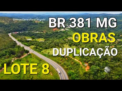 BR 381 OBRAS DUPLICAÇÃO LOTE 8 CIDADE DE SABARA RAVENA MINAS GERAIS BRASIL..
