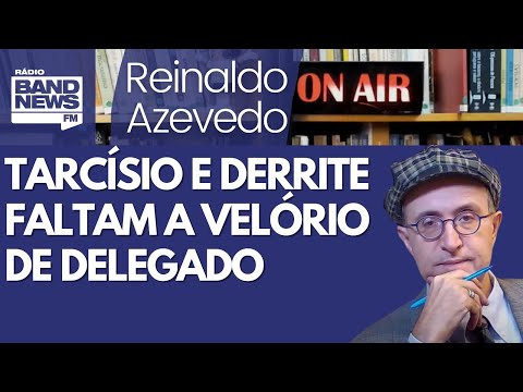 Reinaldo: Tarcísio e Derrite faltam a velório de delegado morto por bandido; Alexandre estava lá