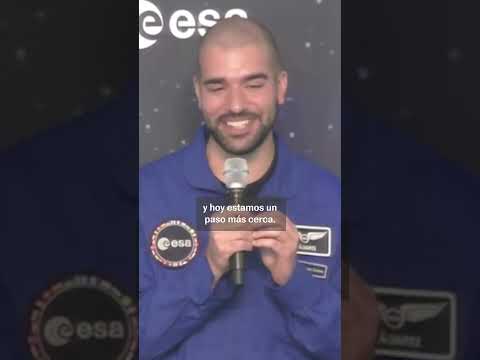 El leonés Pablo Álvarez se gradúa como astronauta #shorts
