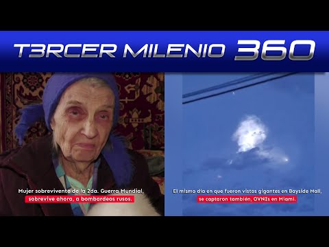 Mujer sobreviviente de la 2da. Guerra Mundial, sobrevive ahora, a bombardeos rusos.