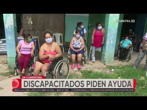 Personas con discapacidad piden apoyo de autoridades para cumplir cuarentena