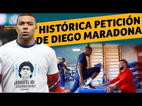 La histórica petición de Diego Maradona ¡por Kylian Mbappé! | Telemundo Deportes