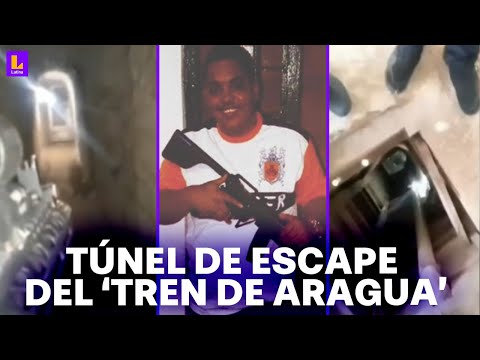 Cabecillas del 'Tren de Aragua' escaparon en estos túneles de la cárcel de Tocorón
