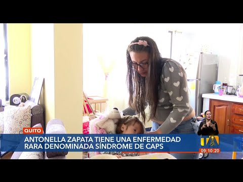 Antonella Zapata es una niña que sigue sin recibir sus medicamentos por parte del Estado