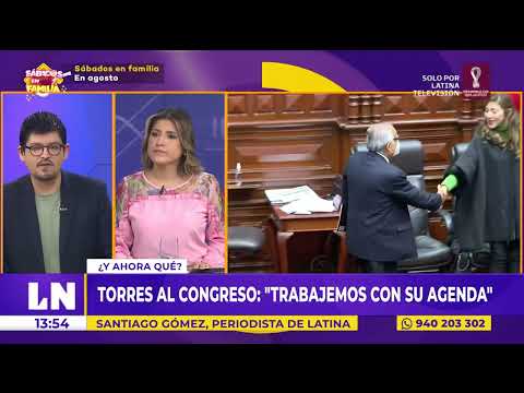 #EsNoticiaAhora  El cruce entre Aníbal Torres y Adriana Tudela cerrando la puerta al diálogo