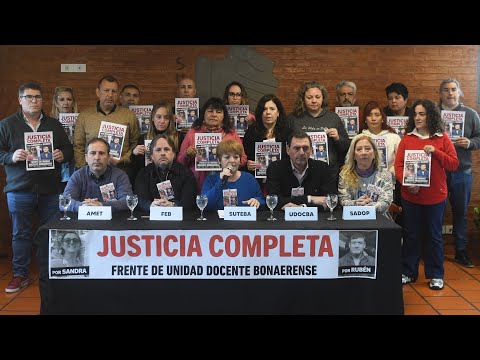 Gremios docentes reclamaron justicia completa por las muertes en la Escuela de Moreno