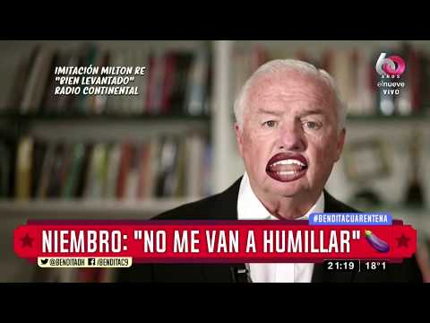 Niembro: No me van a humillar