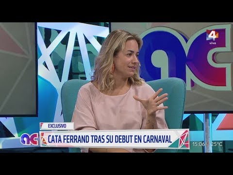 Algo Contigo - Cata Ferrand tras su debut en Carnaval