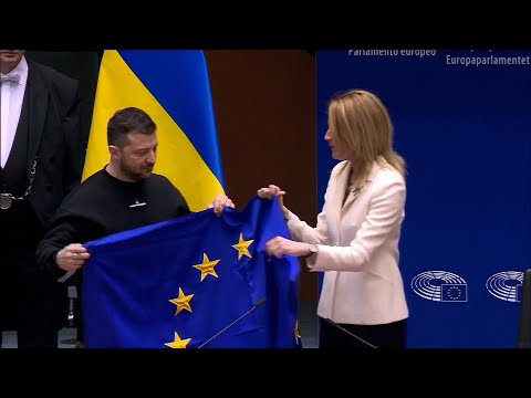 Los líderes de la UE reciben a Zelenski con la promesa de unidad