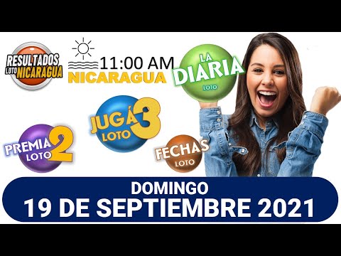 Sorteo 11 am Resultado Loto NICARAGUA, La Diaria, juga 3, Súper Combo, Fechas, 19 de septiembre 2021