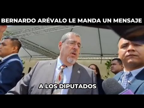 BERNARDO ARÉVALO SE PRONUNCIA TRAS LA IMPROBACIÓN DEL ESTADO DE CALAMIDAD, GUATEMALA
