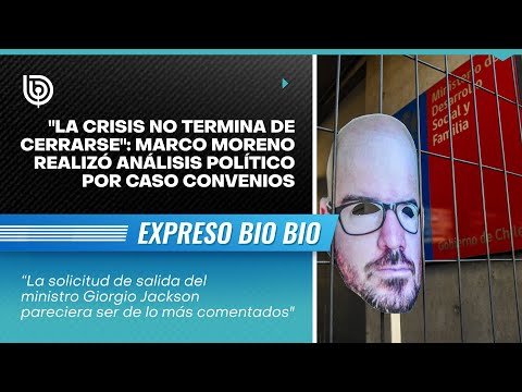 La crisis no termina de cerrarse: Marco moreno realizó análisis político por Caso Convenios
