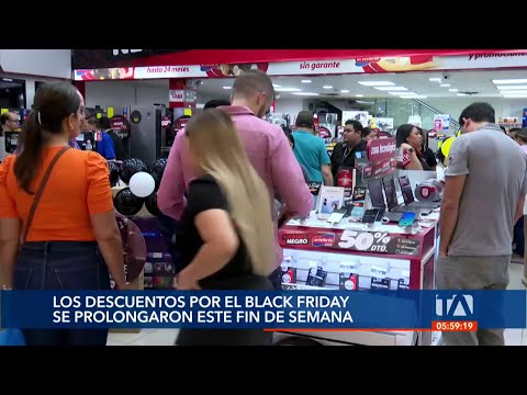 Guayaquileños aprovecharon de los descuentos por el Black Friday