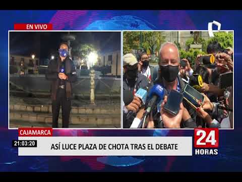 DEBATE EN CHOTA | culminó encuentro entre candidatos Keiko Fujimori y Pedro Castillo