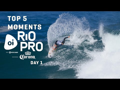 Surfing🌅🌊 Top 5 Moments Day 1: Caroline Marks Holds It Down, Plus Italo’s Backhand Blitz