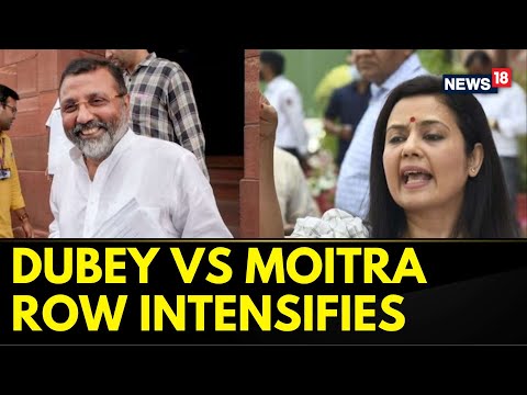 Mahua Moitra News | Tussle Betwwen BJP MP Nishikant Dubey And TMC's Mahua Moitra Intensifies