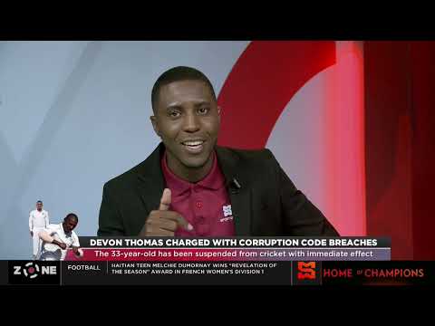 Devon Thomas charged with corruption code breaches, Thomas suspected to be a part of match fixing