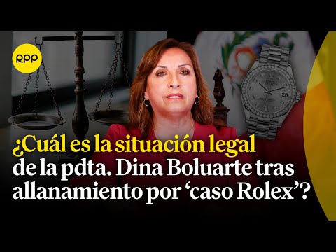 Situación legal de Dina Boluarte tras el allanamiento a su vivienda por 'caso Rolex'