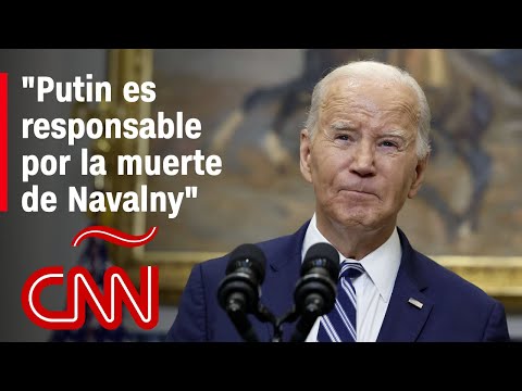 Biden dice que Navalny creía en Rusia y responsabiliza a Putin de su muerte
