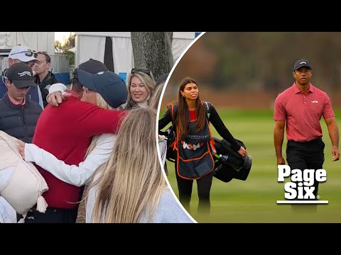 Tiger Woods reunites with ex-wife Elin Nordegren on the golf course nearly 15 years after split