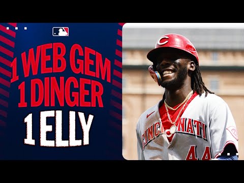 He does it ALL! Elly De La Cruz makes incredible diving play, then homers in next AB!