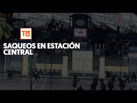Incidentes en Matucana, Estación Central y República: Encapuchados saquean locales comerciales