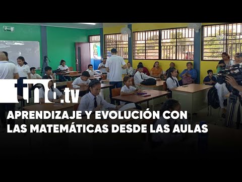 Competencia con chavalos «filosos» a las matemáticas en Managua