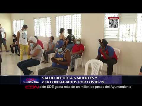 Salud Pública reporta seis muertes y 634 contagiados por Covid-19